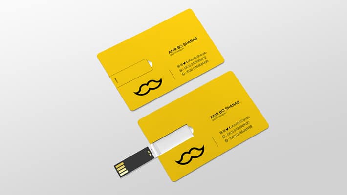 USB Card Mockup