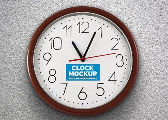 Wall Clock Mockup