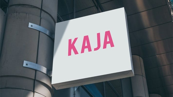 Wall Logo Signage Mockup