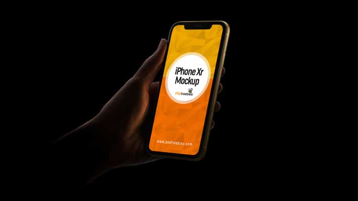iPhone Xr Mockup PSD
