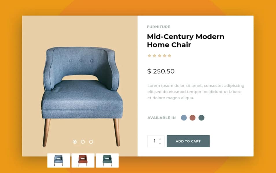 Animated Shopping Card Template