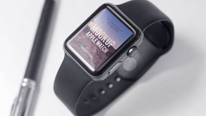 Apple Watch Free PSD Mockup