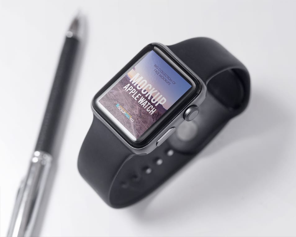 Apple Watch Free PSD Mockup