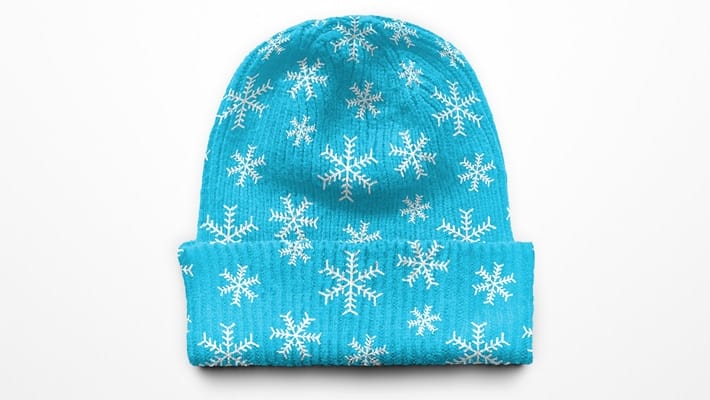 Beanie Winter Hat Mockup