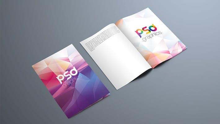 Bi-Fold Brochure Mockup Template