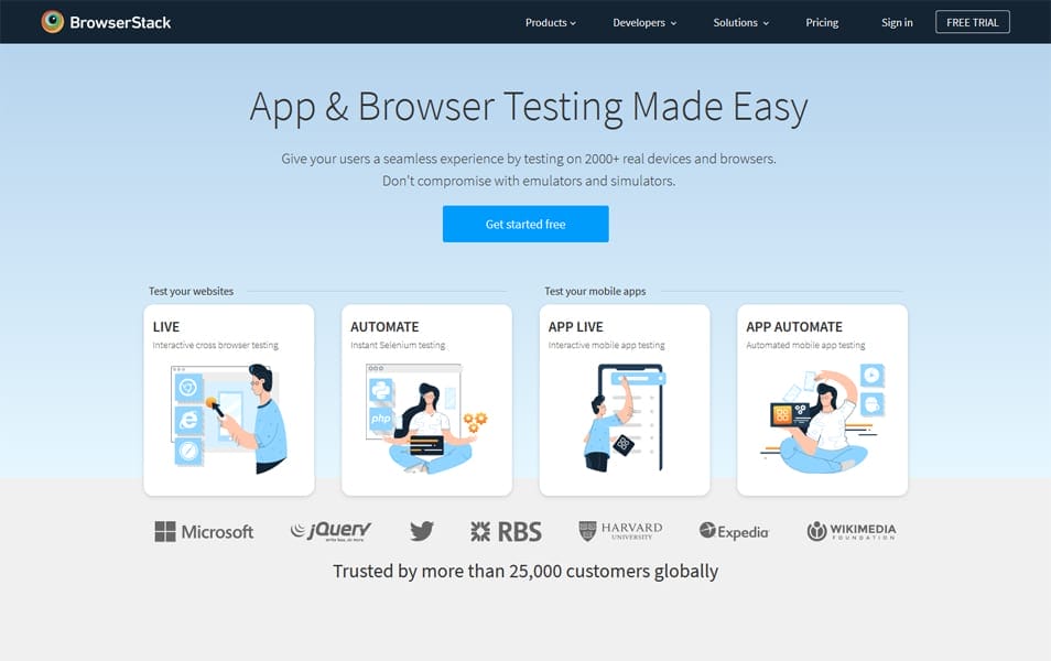 BrowserStack - Cross-Browser Testing Tools