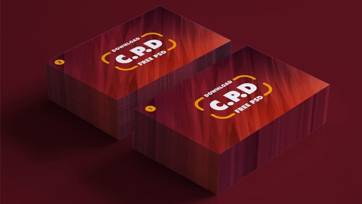 Business Card Mockup PSD