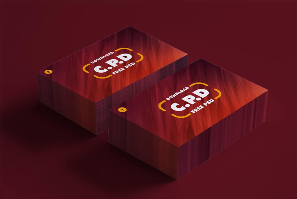 Business Card Mockup PSD