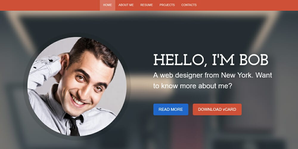 20+ Free HTML Resume Templates 2023 57 CVilized