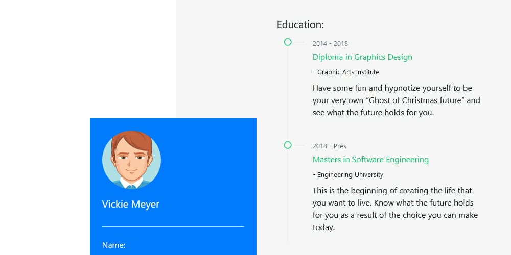 20+ Free HTML Resume Templates 2023