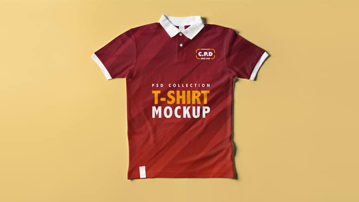 Collar T-Shirt Mockup Collection