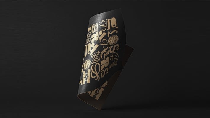 Folded PSD Paper Mockup