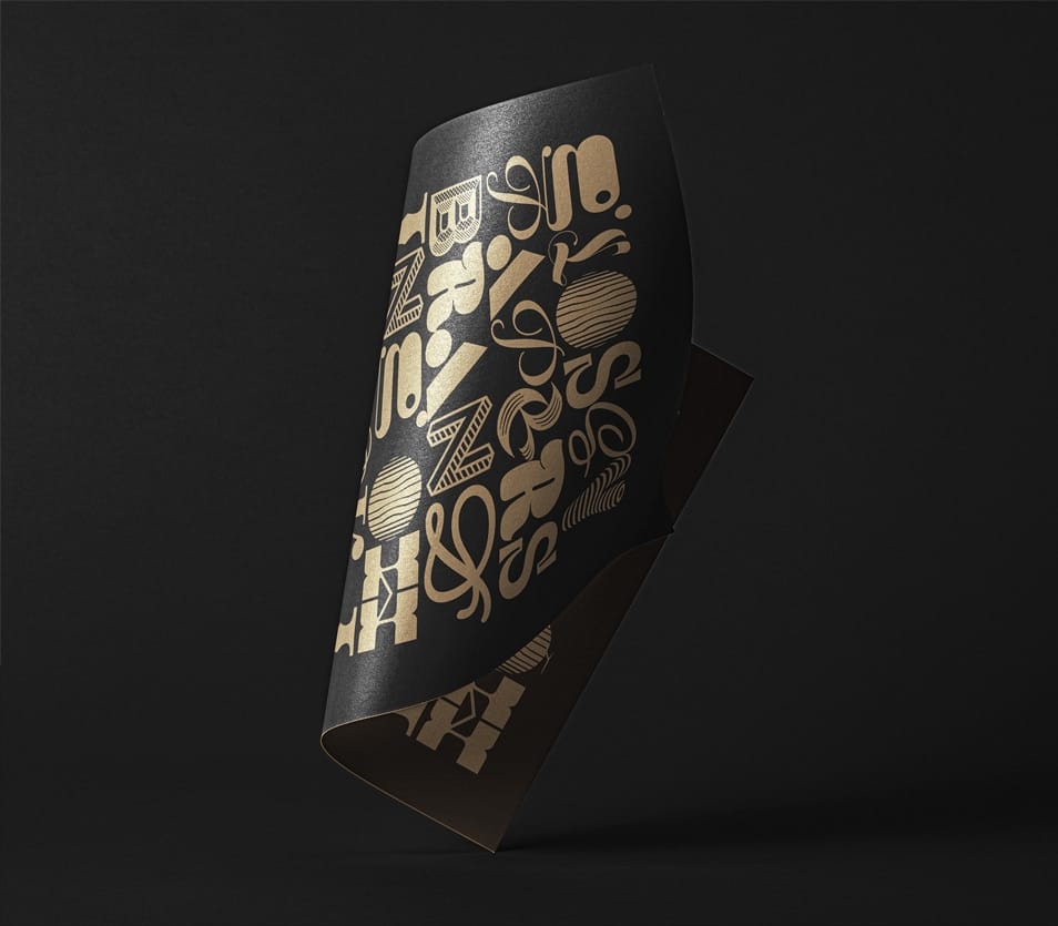 Folded PSD Paper Mockup