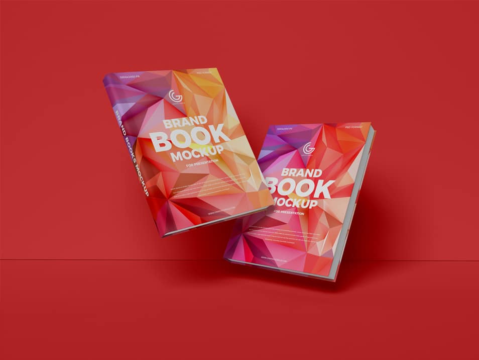 Free Brand Books Mockup PSD