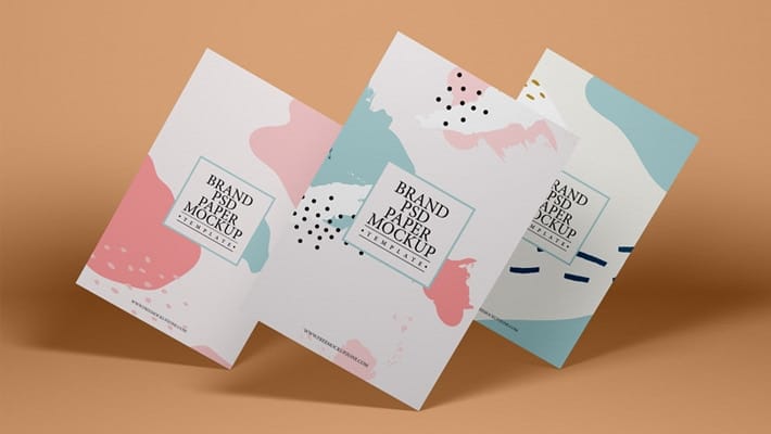 Free Brand PSD Paper Mockup Template