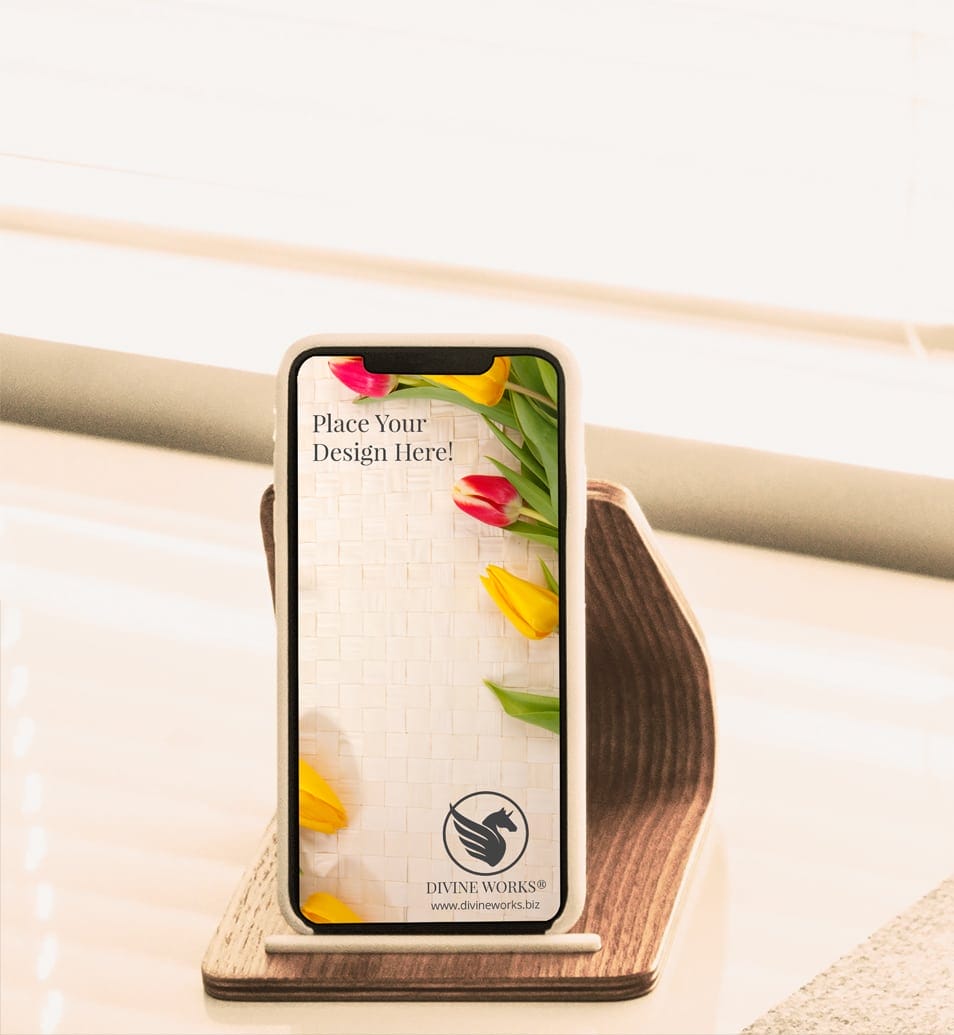Free Docked iPhone XS Mockup