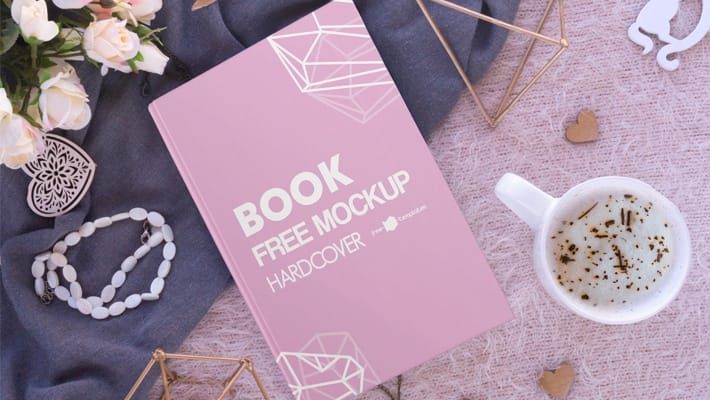 Free Hardcover Book Mockup