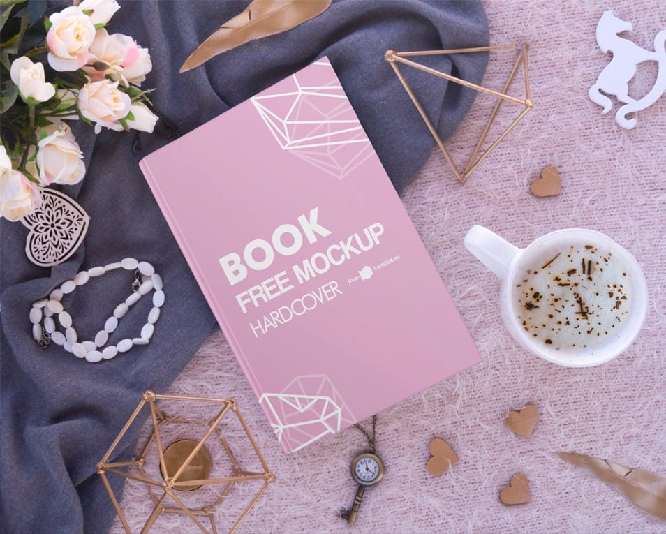 Free Hardcover Book Mockup