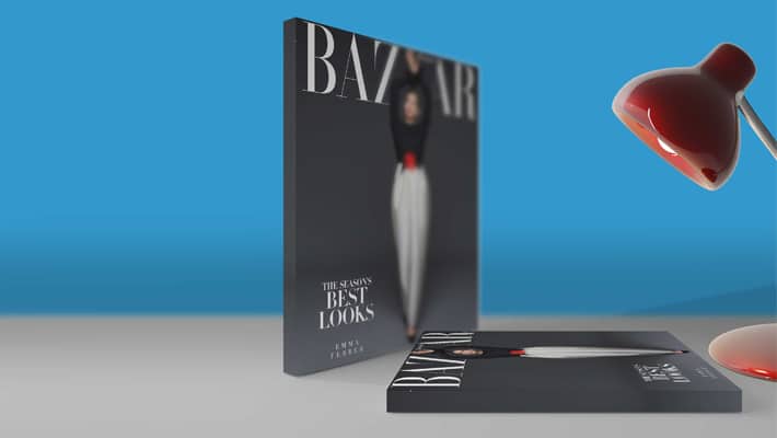 Free Magazine Lamp PSD Mockup