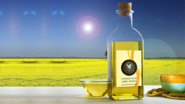 Free Mustard Bottle Mockup