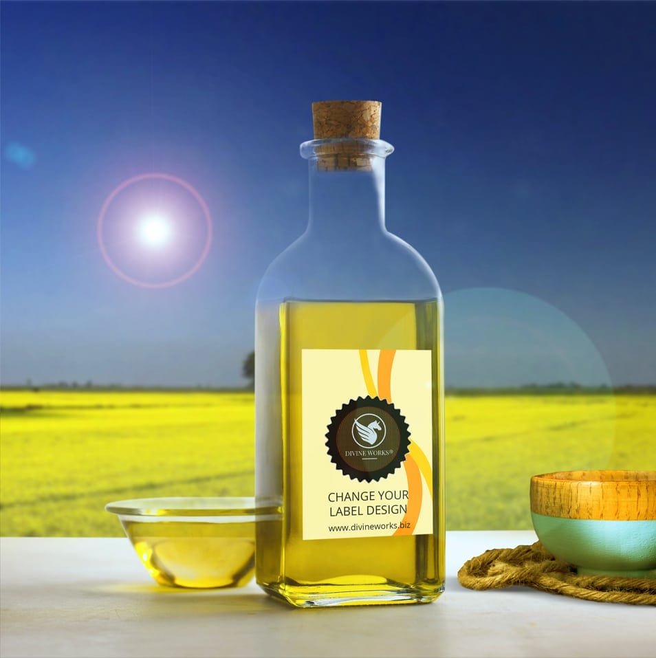 Free Mustard Bottle Mockup