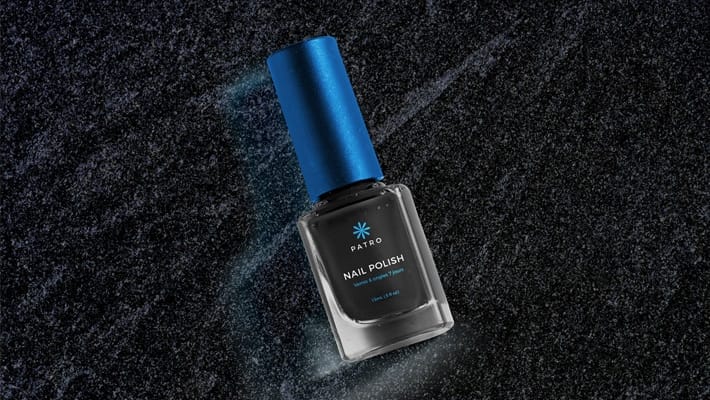 Free Nail Polish Bottle Mockup PSD