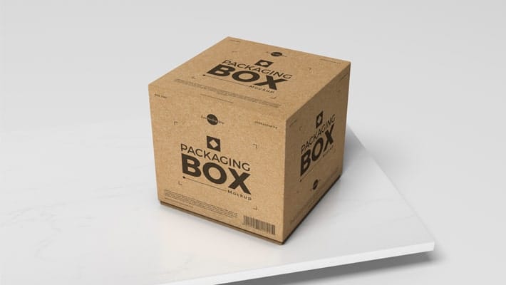 Free PSD Packaging Box Mockup
