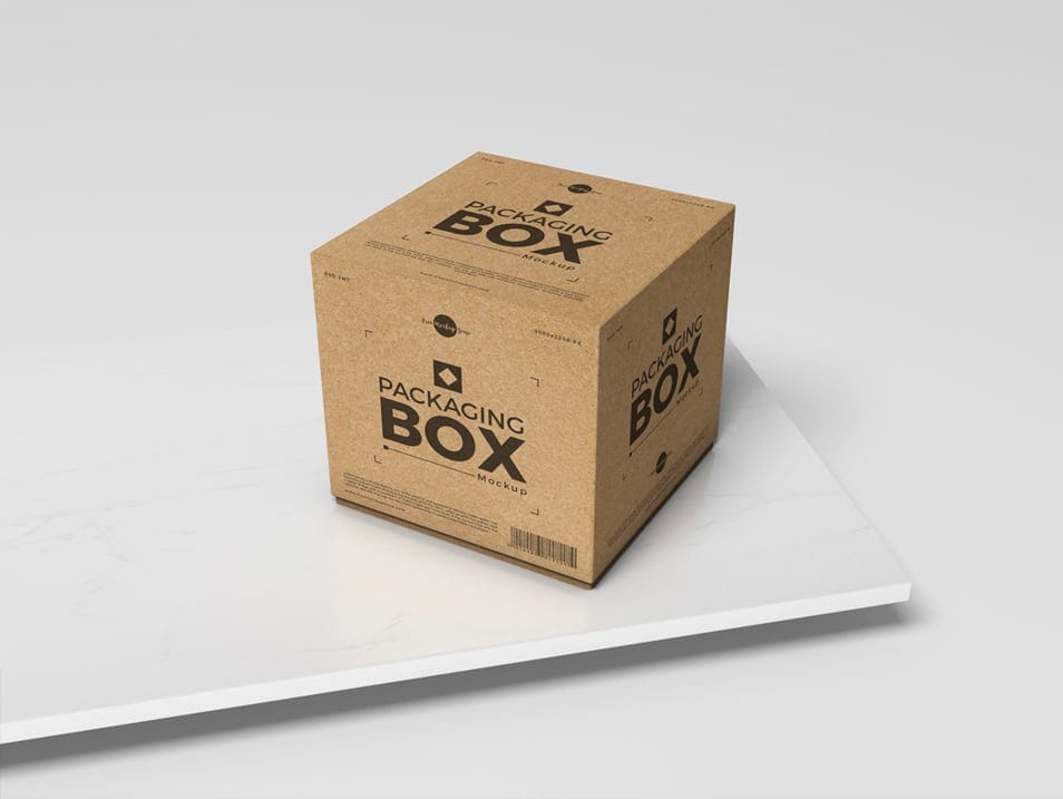 Free PSD Packaging Box Mockup