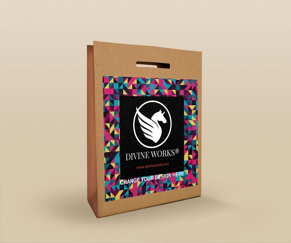 Free Paper Bag Mockup