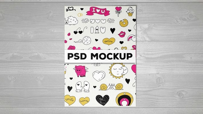 Free Plain Flyer PSD Mockup