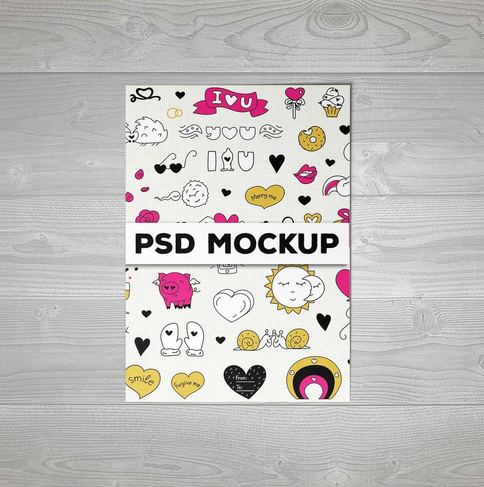 Free Plain Flyer PSD Mockup