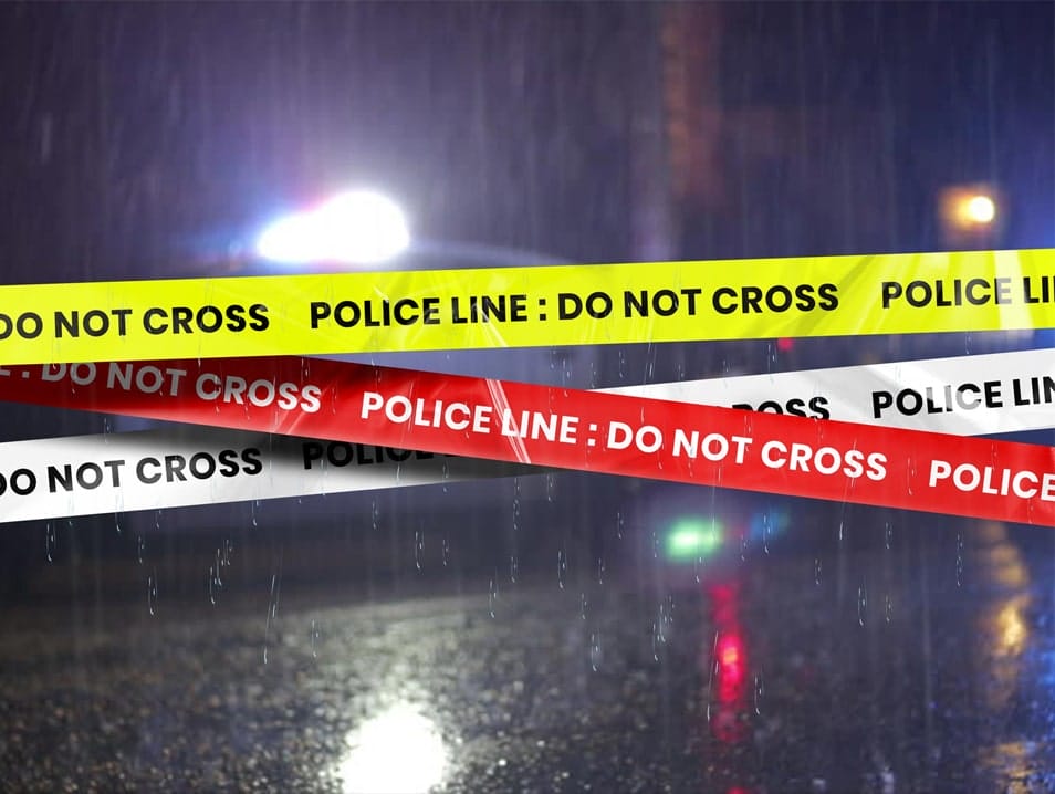 Free Warning / Cordon off Tape Mockup PSD