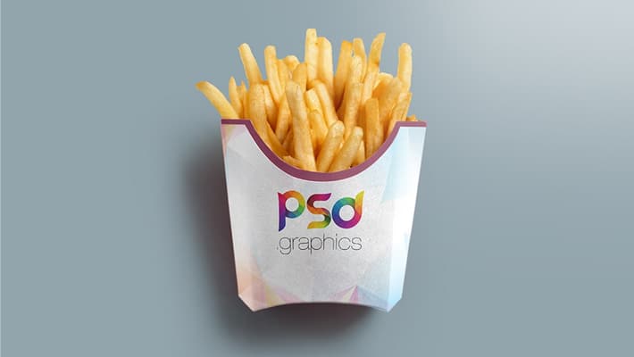 French Fries Packaging Mockup