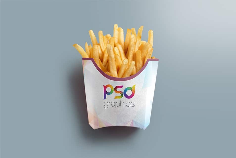 French Fries Packaging Mockup