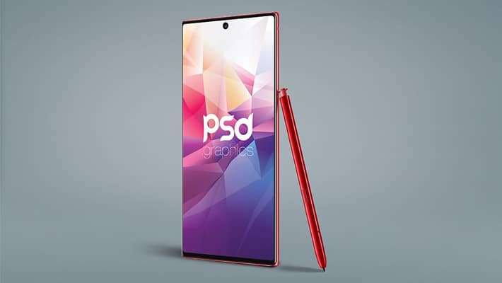 Galaxy Note 10 Mockup PSD