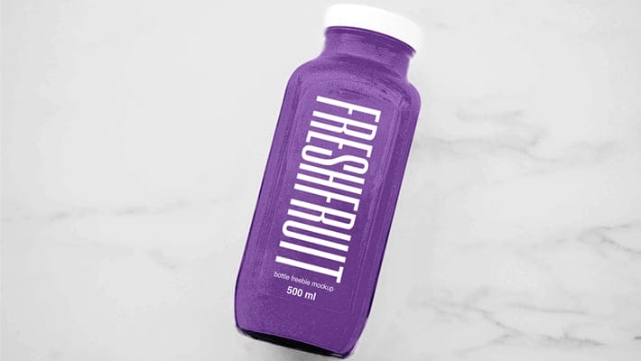 Juice Bottle Mockup
