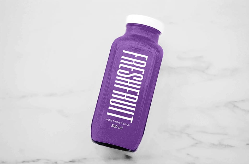 Juice Bottle Mockup