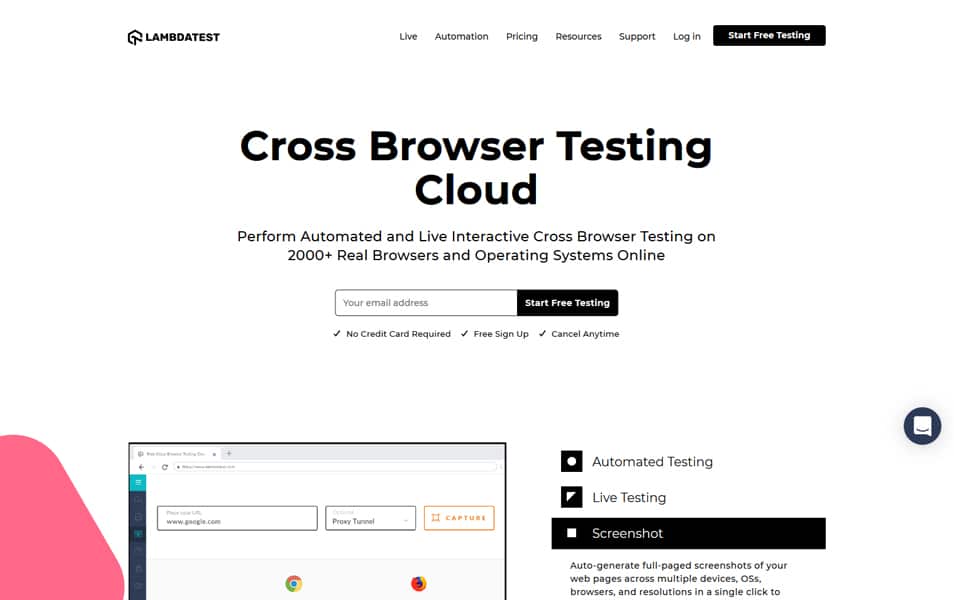 15+ Best Cross-Browser Testing Tools 2022 4 LambdaTest - Cross-Browser Testing Tools