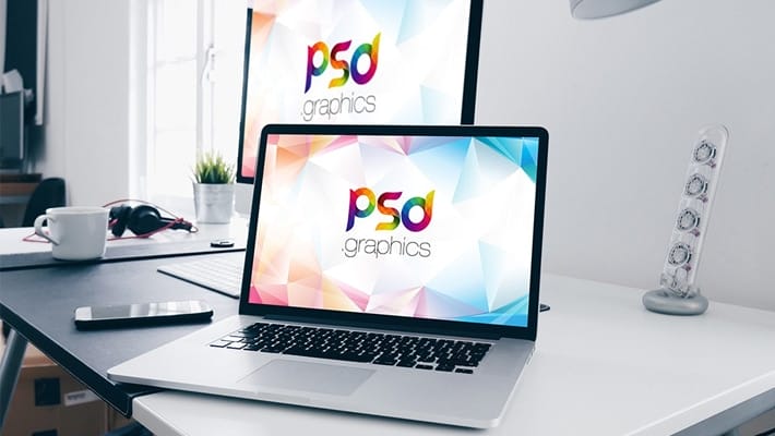 MacBook and iMac Screen Mockup