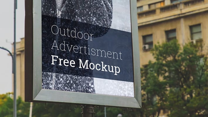 Outdoor 9×16 Ad Free Mockup
