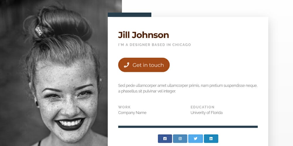 20+ Free HTML Resume Templates 2023