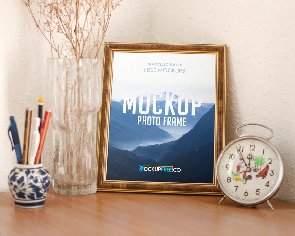 Photo Frame Free PSD Mockup