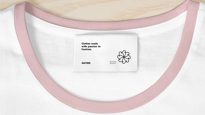 T-Shirt with Label Mockup