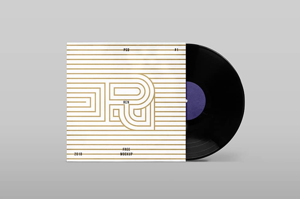 Vinyl Cover Mockup