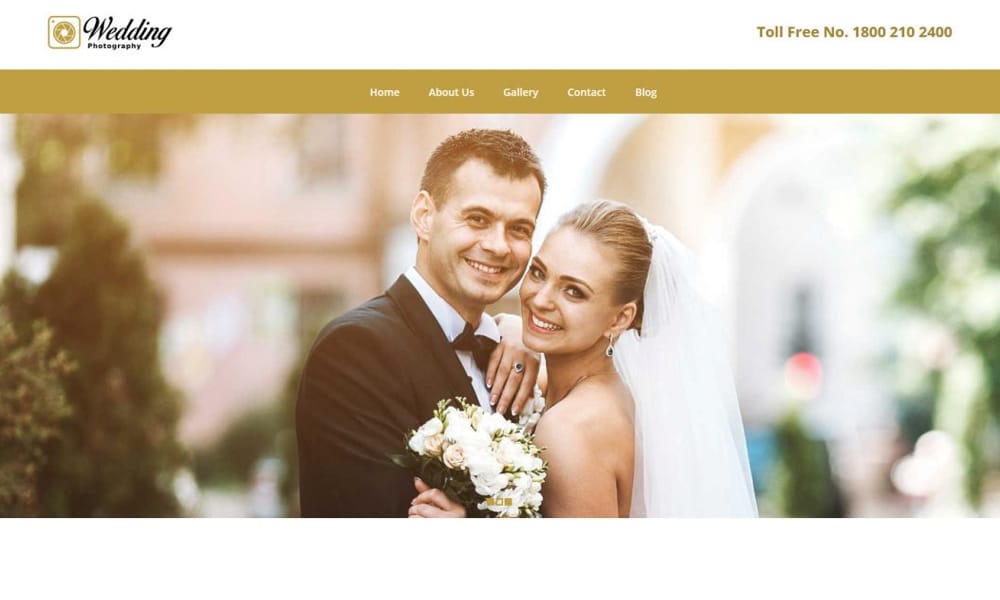 Wedding Photography Blogger Template