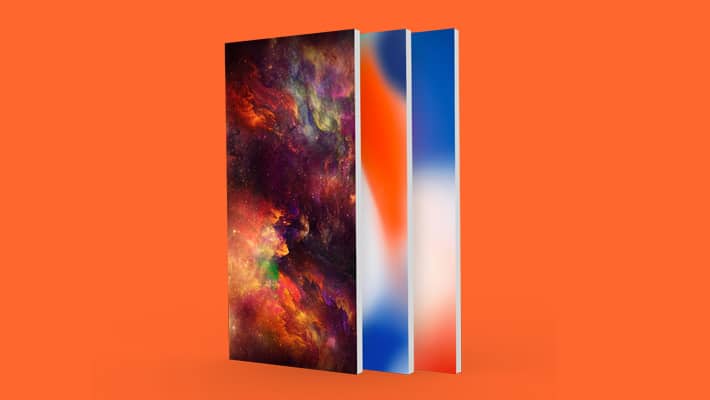 iPhone X Screen Size Block Mockup