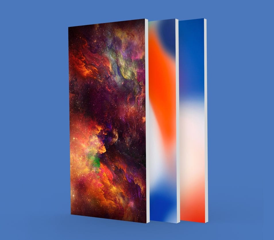 iPhone X Screen Size Block Mockup