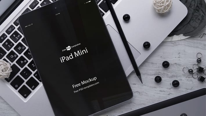 3 Free iPad mini Mockups