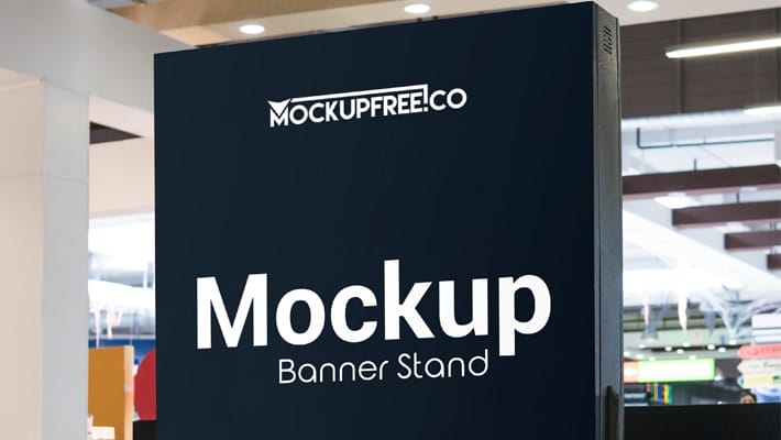 Banner Stand Free PSD Mockup