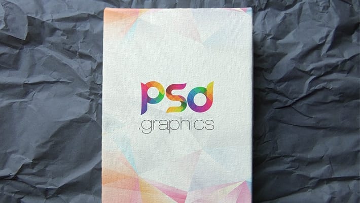 Canvas Frame Mockup PSD